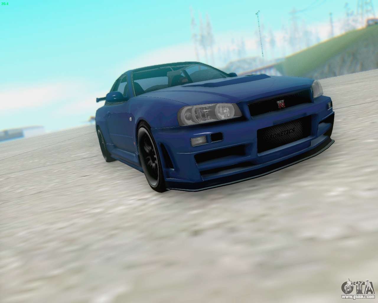 Nissan skyline fast furious 4 gta sa #6