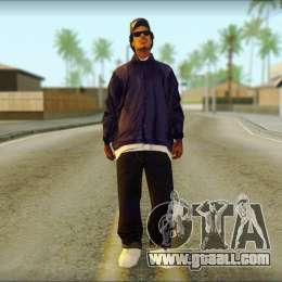 Eazy-E Blue Skin v1 for GTA San Andreas