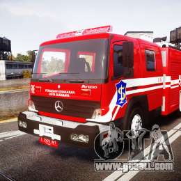 Mercedes benz atego fire truck #2