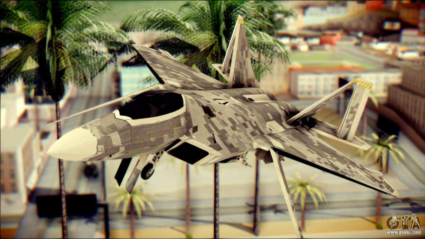 Gta Sa F-22 Raptor Mod