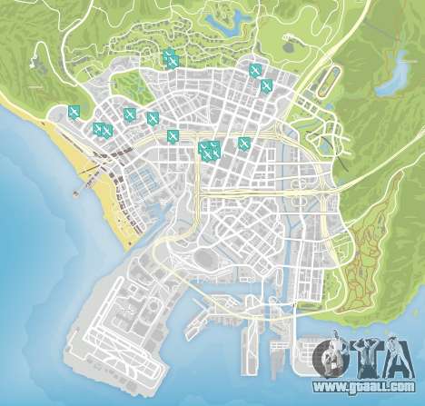 Knife flight map in GTA 5