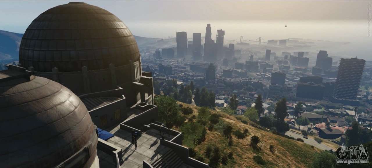 Size comparison of map of GTA 5