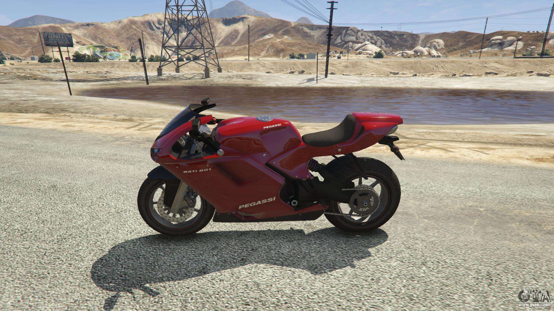 TODAS LOCALIZAÇÕES DA MOTO ( PEGASSI BATI 801 ) GTA V 