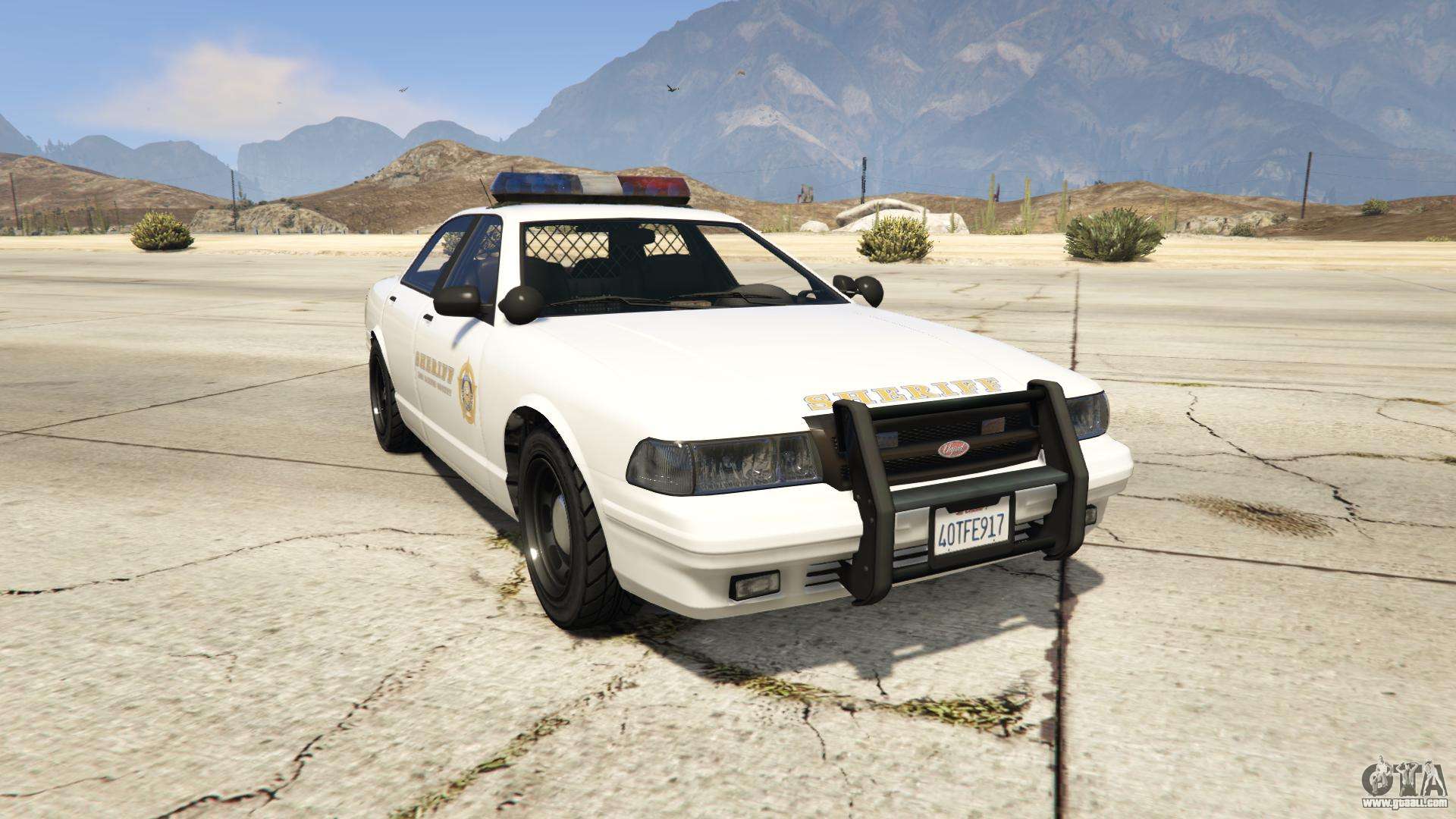 GTA 5 Vapid Sheriff Cruiser - front view