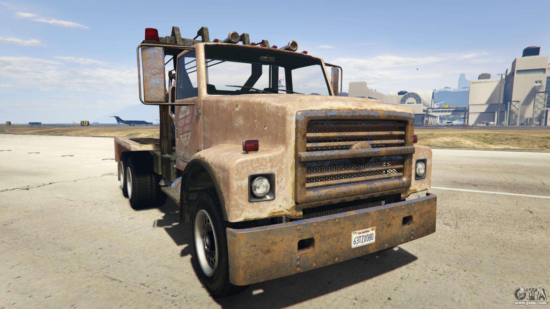 GTA 5 Vapid Towtruck Large - front view