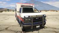 GTA 5 Brute Ambulance Mission Row San Andreas - front view