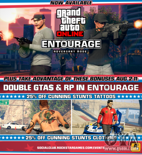 Entourage Adversary Mode and new weekly event