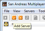 Panel, click on the 'Add server' (add a server)