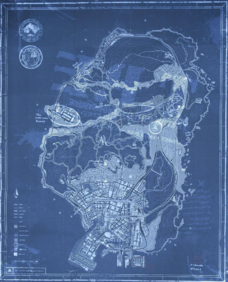 GTA 5 Geheimnisse auf der Karte von der collector's Edition