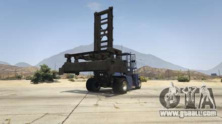 GTA 5 HVY Dock Handler - screenshots, features and description industrial transport.