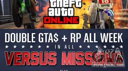 Hurry up to take part in the Versus Missons Week in GTA Online!