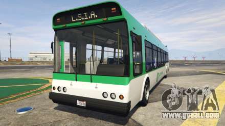 GTA 5 Brute Airport Bus - screenshots, description and specifications of the bus.