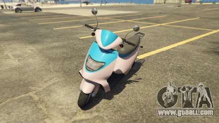 Pegassi Faggio Sport from GTA 5 - screenshots, features and a description of the motorcycle