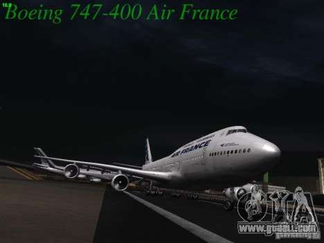 Boeing 747-400 Air France for GTA San Andreas