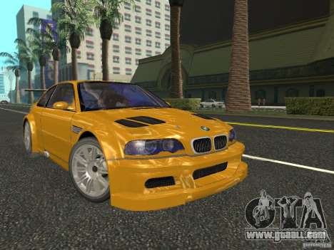 BMW M3 GTR of NFS Most Wanted for GTA San Andreas