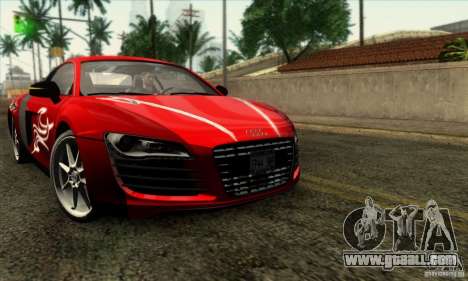 Audi R8 for GTA San Andreas