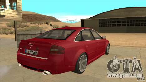 Audi RS6 for GTA San Andreas