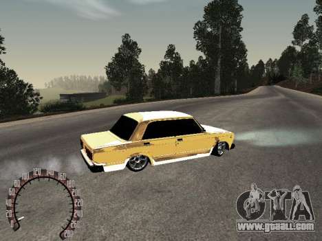 VAZ 2107 Gold for GTA San Andreas