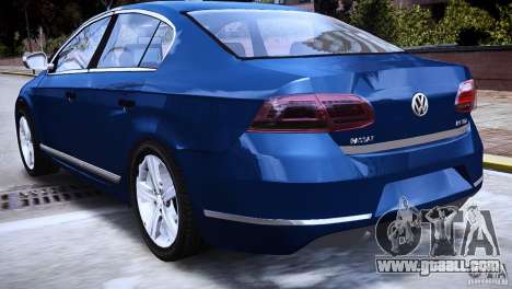 VW Passat B7 TDI Blue Motion for GTA 4