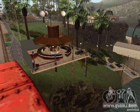 Villa in the fishing lagoon for GTA San Andreas