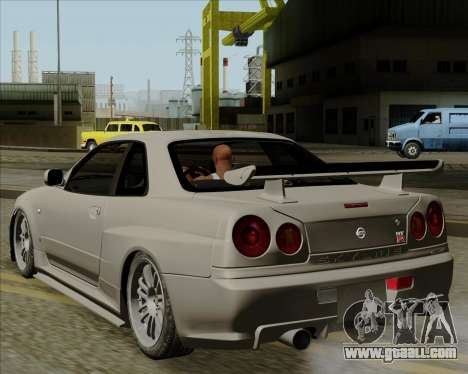 Nissan Skyline GTR R34 for GTA San Andreas