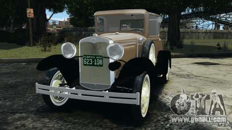 Ford Model A Pickup 1930 for GTA 4