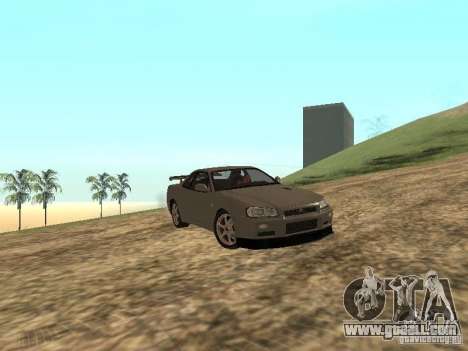 Nissan Skyline GTR R34 for GTA San Andreas