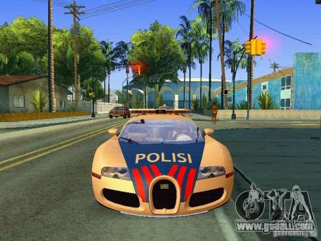 Bugatti Veyron Indonesian Police for GTA San Andreas