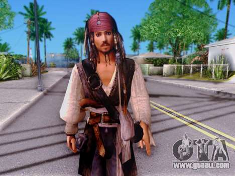 Jack Sparrow for GTA San Andreas