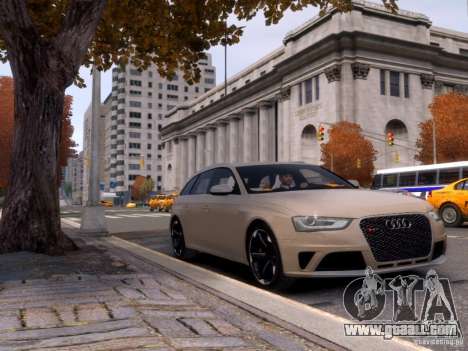 Audi RS4 Avant 2013 for GTA 4
