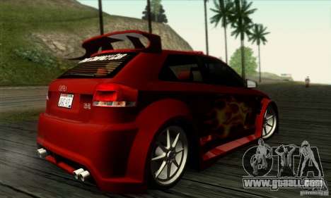 Audi A3 Tunable for GTA San Andreas