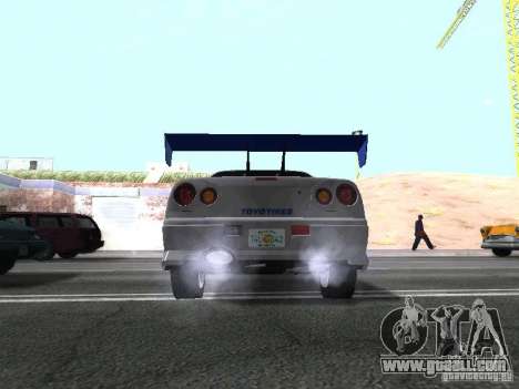 Nissan Skyline GT-R R34 for GTA San Andreas