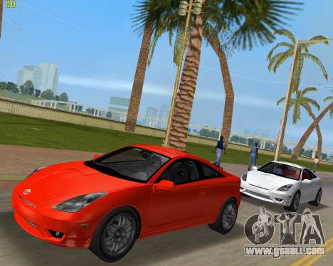 Toyota Celica 2JZ-GTE Black Revel for GTA Vice City