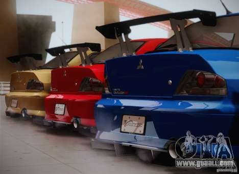 Mitsubishi Lancer Evolution VIII MR Edition for GTA San Andreas
