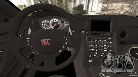 Nissan GT-R 2012 Black Edition for GTA 4