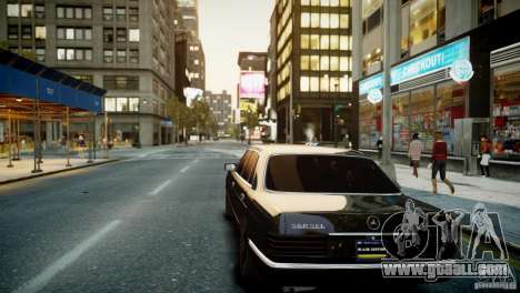 Mercedes-Benz 560 SEL Black Edition for GTA 4