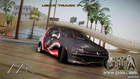 Peugeot 206 Shark Edition for GTA San Andreas