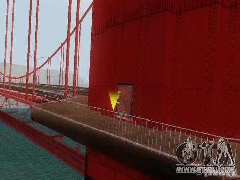 Climbing the Golden Gate Bridge for GTA San Andreas