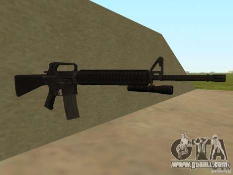 M4A1 from Left 4 Dead 2 for GTA San Andreas