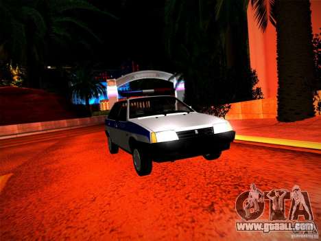 Vaz 2109 Police for GTA San Andreas