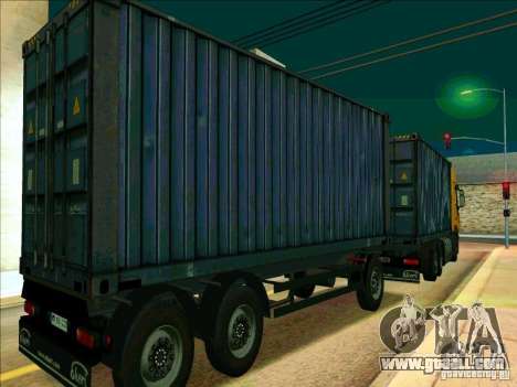 Trailer for Iveco Stralis for GTA San Andreas