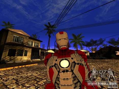 Iron Man 3 Mark V for GTA San Andreas