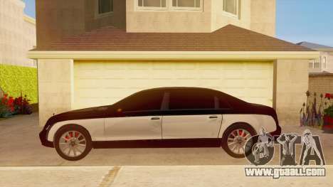 Maybach 62 for GTA San Andreas