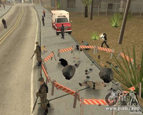 Scene of the crime (Crime scene) for GTA San Andreas
