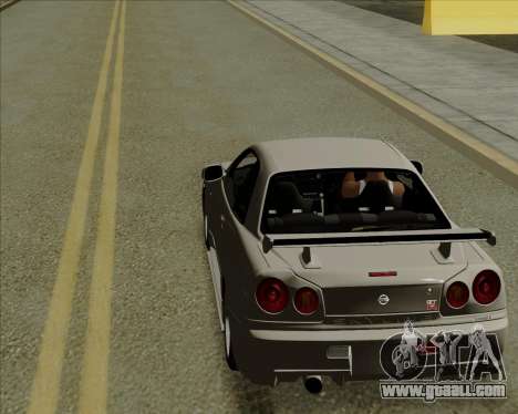 Nissan Skyline GTR R34 for GTA San Andreas