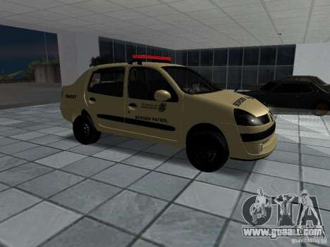 Renault Clio Symbol Police for GTA San Andreas