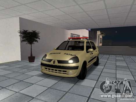 Renault Clio Symbol Police for GTA San Andreas