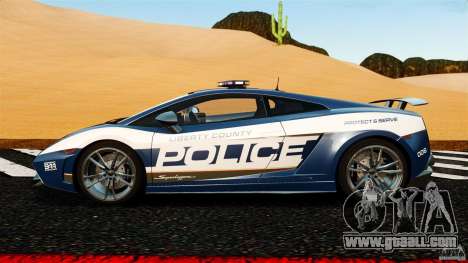 Lamborghini Gallardo LP570-4 Superleggera Police for GTA 4