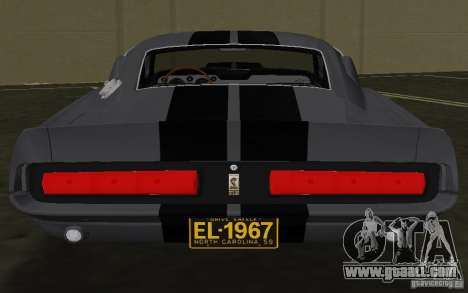 Shelby GT500 Eleanor for GTA Vice City