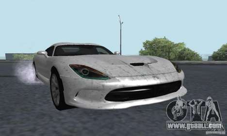 Dodge SRT Viper GTS 2013 for GTA San Andreas